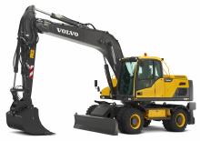 Excavatrice sur pneus Volvo EW180D