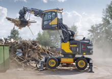 Excavatrice sur pneus Volvo EW160E