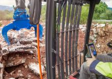 Excavatrice sur pneus Volvo EW240E MH