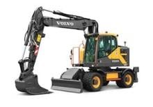 Excavatrice sur pneus Volvo EWR170E