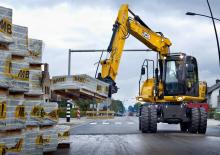 Excavatrice sur pneus JCB JS145W