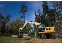 Excavatrice sur pneus Caterpillar M314F