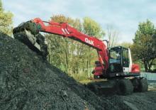 Excavatrice sur pneus O&K MH 4.5