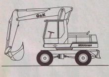 Excavatrice sur pneus O&K MH 4 PMS