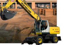 Excavatrice sur pneus O&K MH 8.6