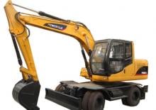 Excavatrice sur pneus PowerPlus PP130W-IX