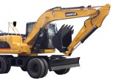Excavatrice sur pneus PowerPlus PP150W-IX