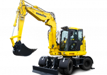 Excavatrice sur pneus Komatsu PW118MR-11