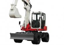 Excavatrice sur pneus Takeuchi TB 295 W