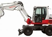 Excavatrice sur pneus Takeuchi TB 295W