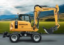 Excavatrice sur pneus Zeppelin ZM110