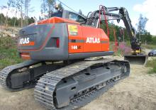 Excavatrice sur chenilles Atlas 160 LC