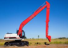 Excavatrice sur chenilles Link-Belt 210 LX Long Front