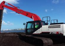 Excavatrice sur chenilles Link-Belt 210 X4 Long Front 