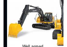 Excavatrice sur chenilles John Deere Construction 225D