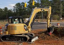 Excavatrice sur chenilles Caterpillar 308E2 CR