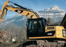 Excavatrice sur chenilles Caterpillar 312D L