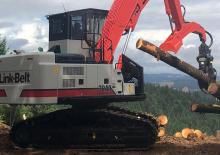 Excavatrice sur chenilles Link-Belt 3240 TL 