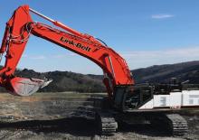 Excavatrice sur chenilles Link-Belt 750 X4
