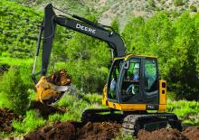 Excavatrice sur chenilles John Deere Construction 75G