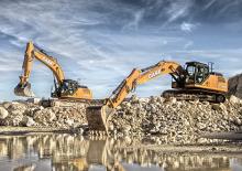 Excavatrice sur chenilles Case CX300D