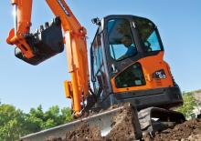 Excavatrice sur chenilles Doosan DX63-3