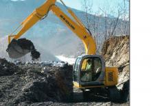 Excavatrice sur chenilles New Holland E 115 SR