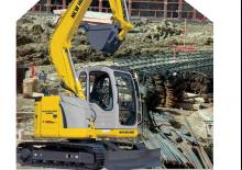 Excavatrice sur chenilles New Holland E 70 SR