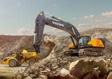 Excavatrice sur chenilles Volvo EC750E