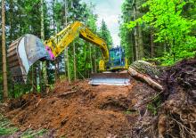 Excavatrice sur chenilles Kobelco ED 160 BR 5