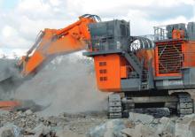 Excavatrice sur chenilles Hitachi EX1900-6