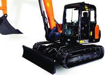 Excavatrice sur chenilles Hanix H 75 C