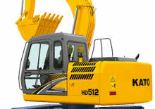 Excavatrice sur chenilles Kato HD512-R5