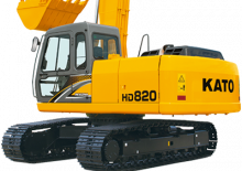 Excavatrice sur chenilles Kato HD820-R5