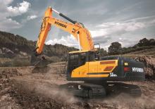 Excavatrice sur chenilles Hyundai HX300NL