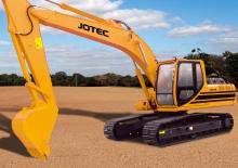 Excavatrice sur chenilles JOTEC JT210