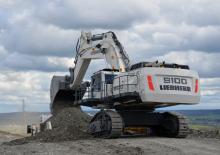 Excavatrice sur chenilles Liebherr R 9100