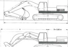 Excavatrice sur chenilles O&K RH 20