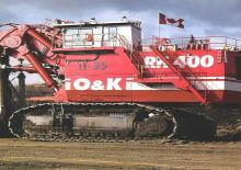 Excavatrice sur chenilles Terex RH 400