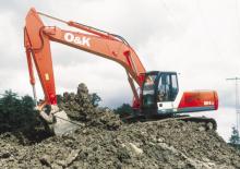 Excavatrice sur chenilles O&K RH 8.5