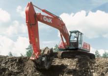 Excavatrice sur chenilles O&K RH 9.5
