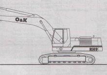 Excavatrice sur chenilles O&K RH 9