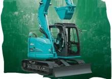 Excavatrice sur chenilles Kobelco SK 75 SRN 3