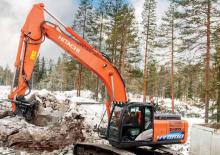 Excavatrice sur chenilles Hitachi ZH210-5 HYBRID