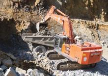 Excavatrice sur chenilles Hitachi ZX 670 LCR-3