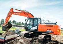 Excavatrice sur chenilles Hitachi ZX210LCN-6