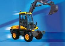 Excavatrice sur pneus Mecalac 10 MSX