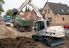Excavatrice sur pneus Atlas 1505 M