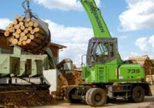 Excavatrice sur pneus Sennebogen 735 M-HD
