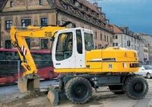 Excavatrice sur pneus Liebherr A 312